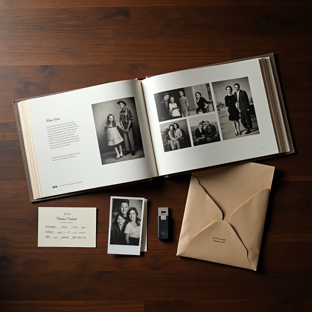 Archivio fotografico familiare anni '50 digitalizzato e restaurato